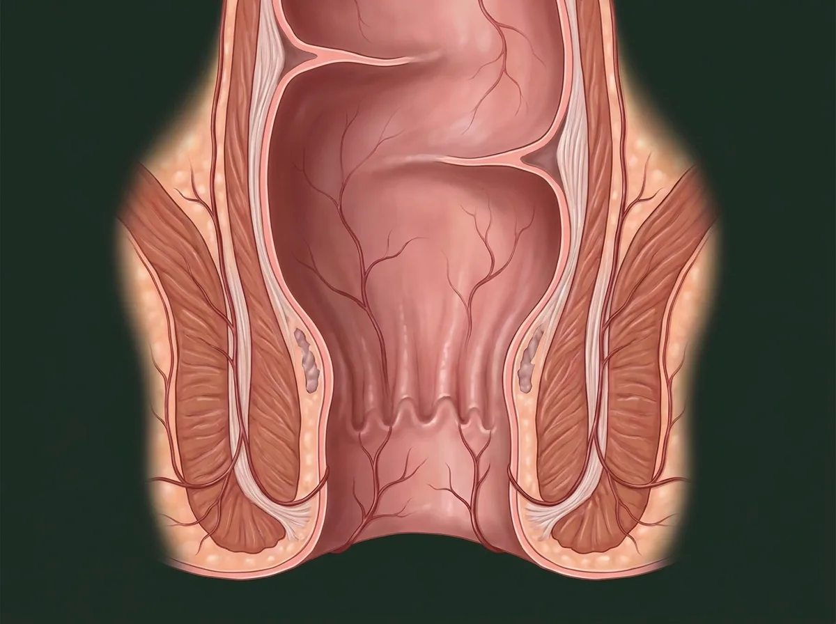Ilustração — Ânus e canal anal