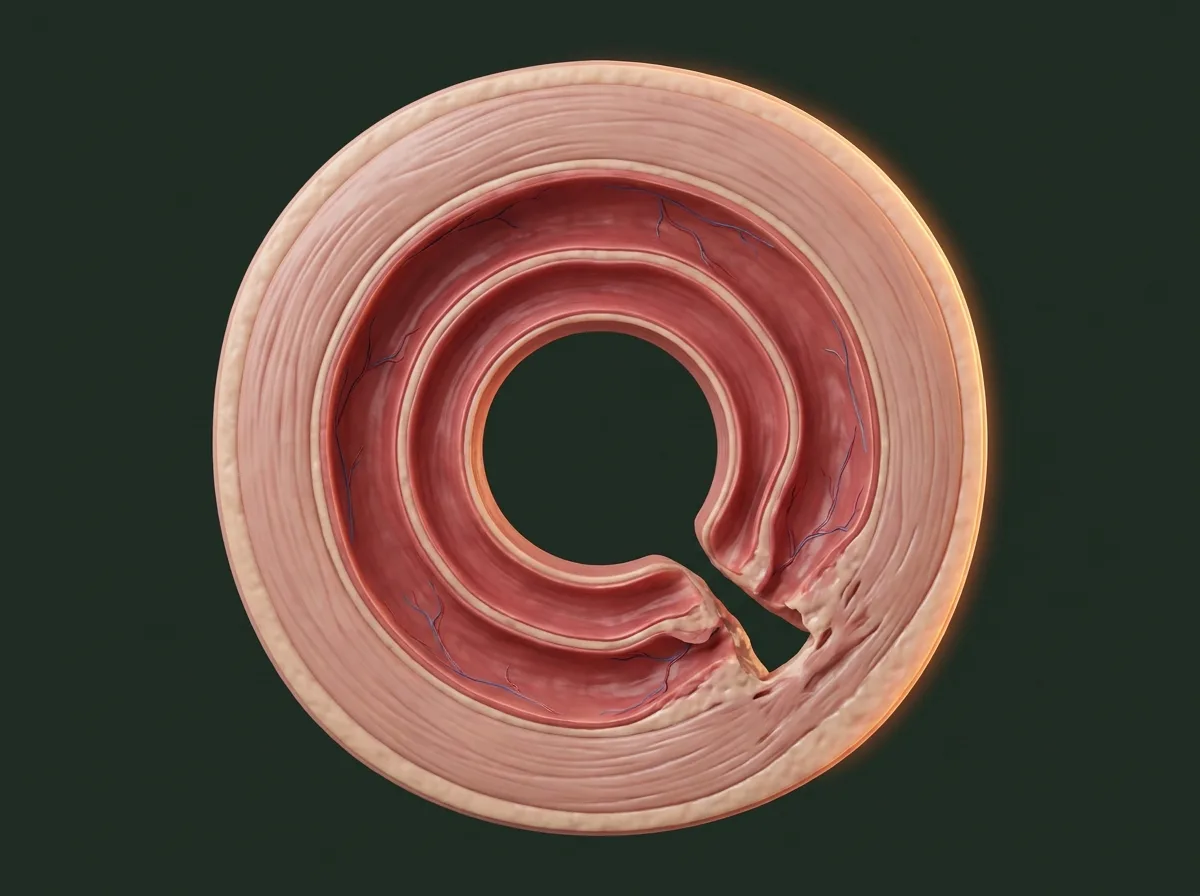 Ilustração anatômica — Incontinência fecal