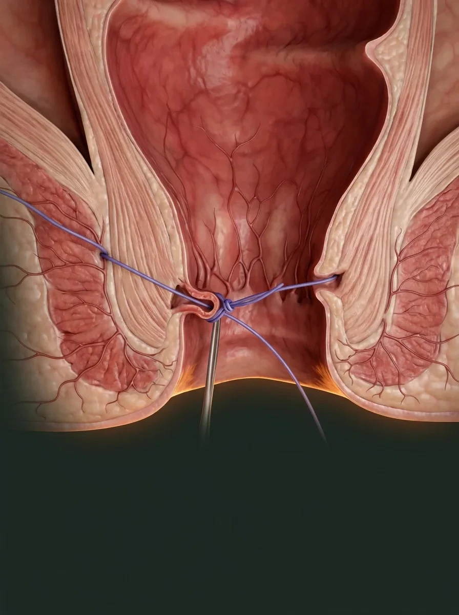 Ilustração — Fistulotomia e LIFT